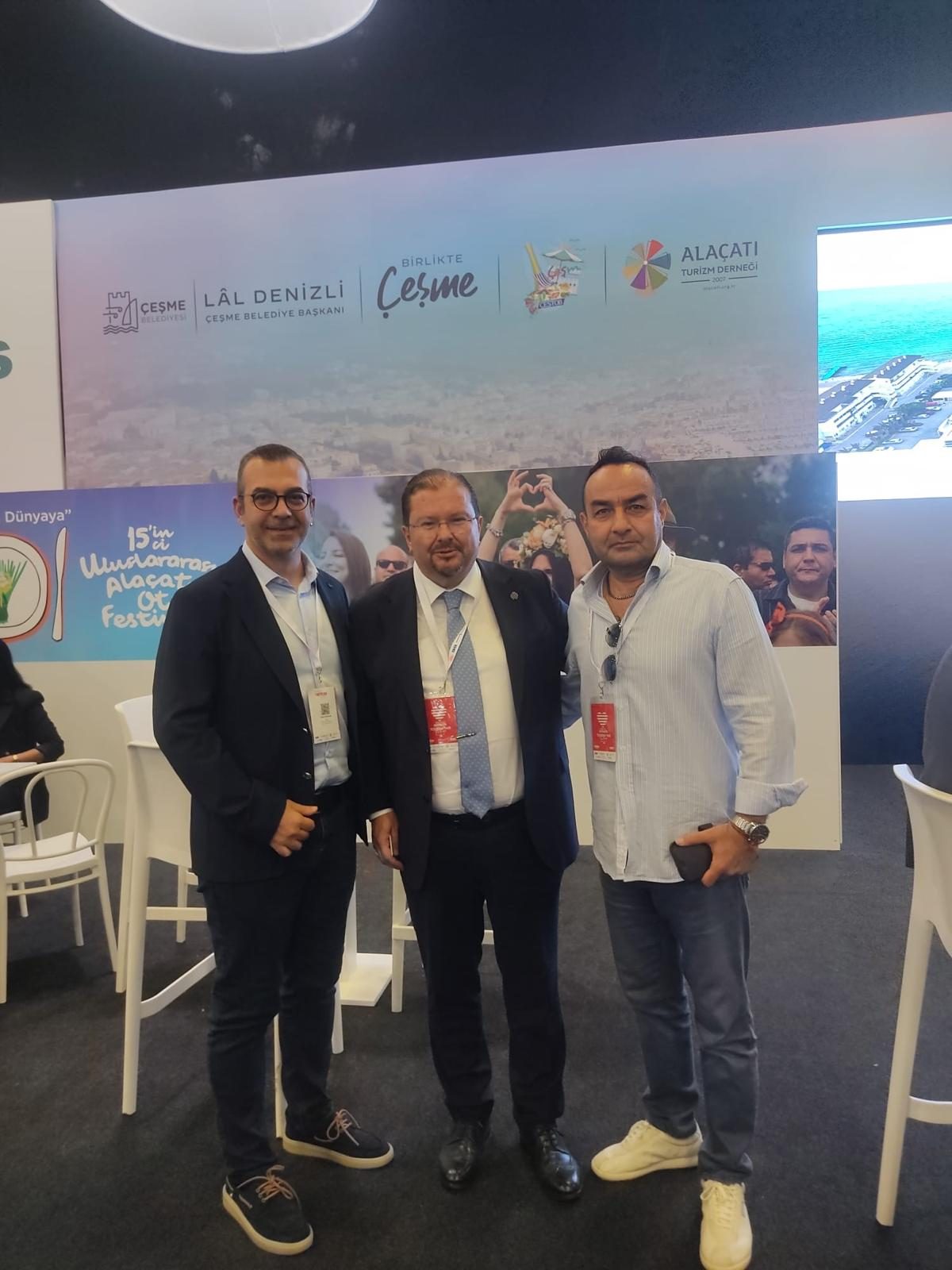 ÇEŞTOB, Antalya Turizm Fuarı’nda Çeşme Turizmini Küresel Pazarla Buluşturuyor