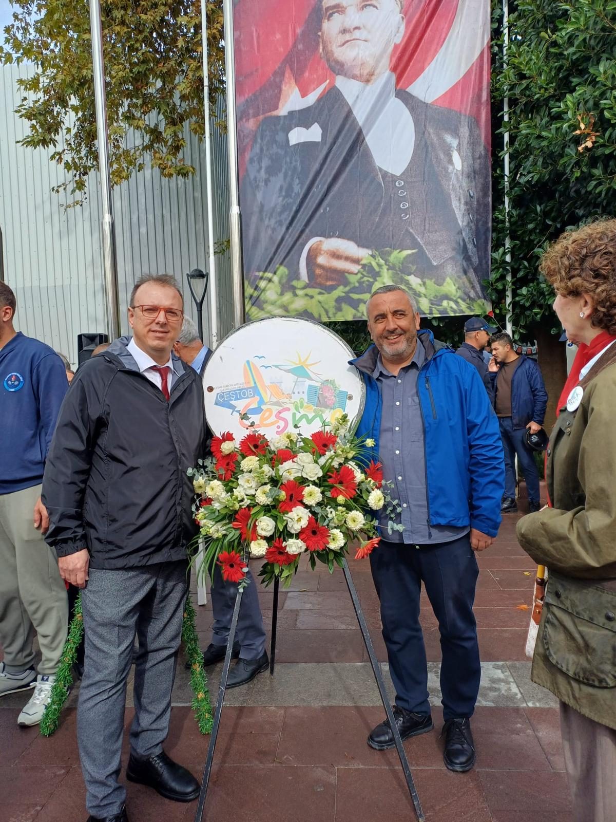 Cumhuriyet Meydanı’nda 29 Ekim Cumhuriyet Bayramı Kapsamında Çelenk Koyma Töreni'ne Katıldık